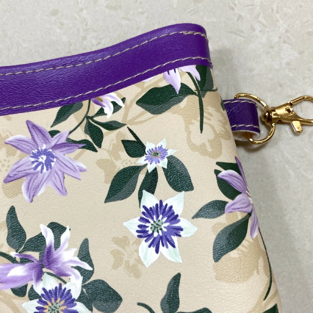 Glasses Case / Pouch featuring exclusive Australian Clematis Floral Print #6