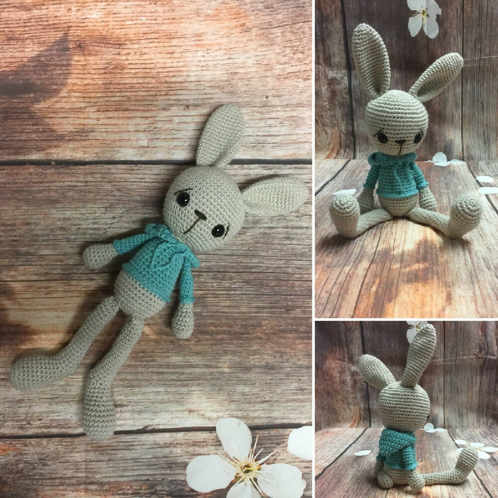 Crochet Bunny In Jacket