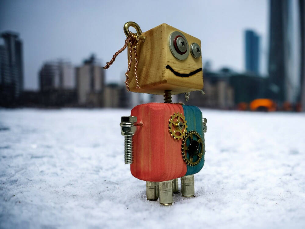 Helen - Wooden Steampunk Superhero Robot