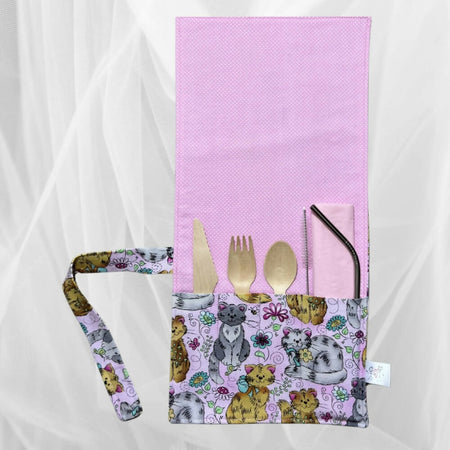 Cutlery Wrap .. Cats