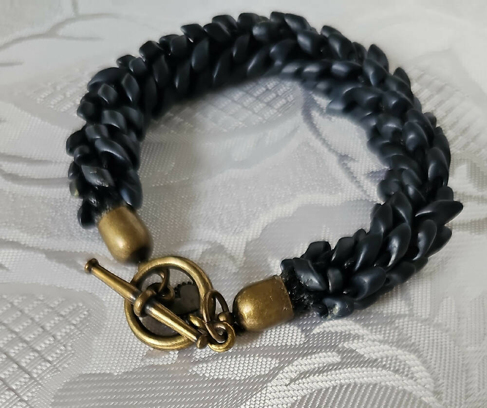Black Dragon Scale Bracelet - Sale Price