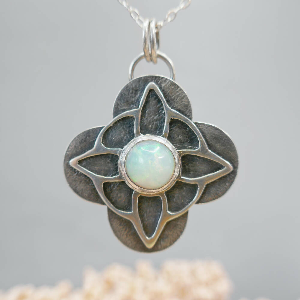 Statement Opal Pendant