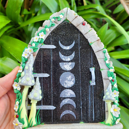 Moon phase Faerie door, perfect for the garden