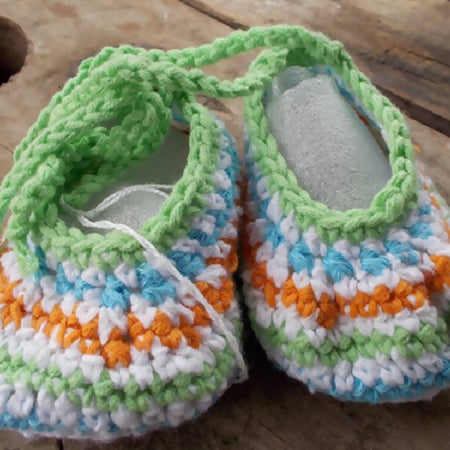 crochet baby shoes 