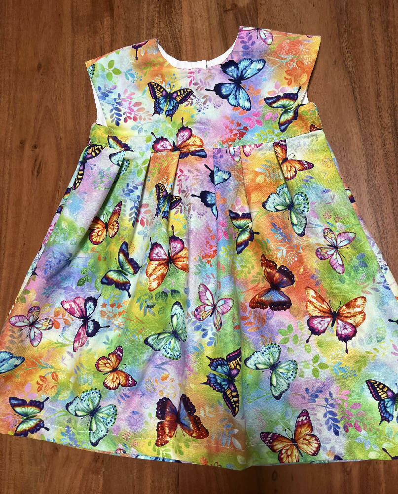 Butterflies, Butterflies, Butterflies - Size 1 toddler dress