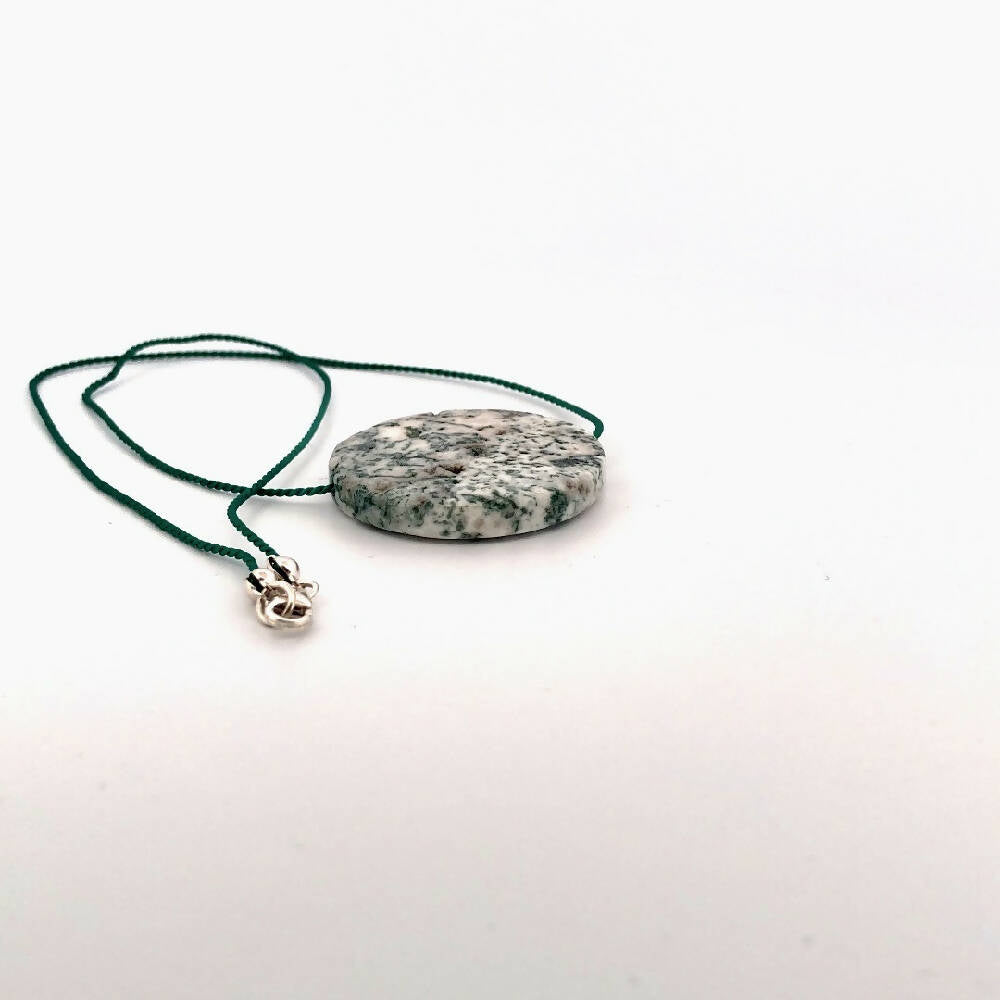 Moss agate necklace