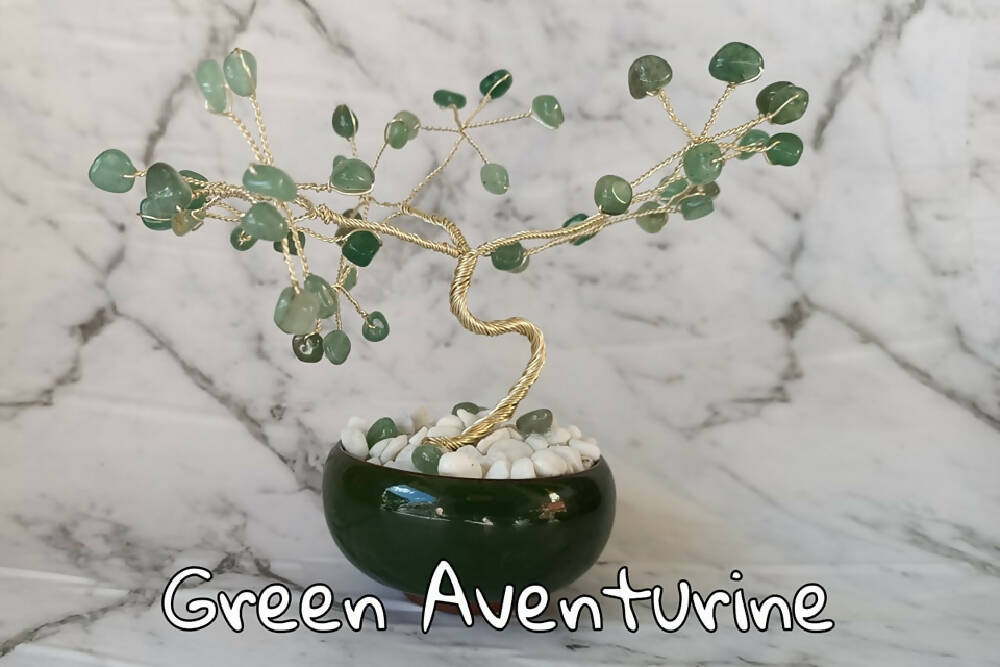 Green Aventurine Mini Gem Tree already made