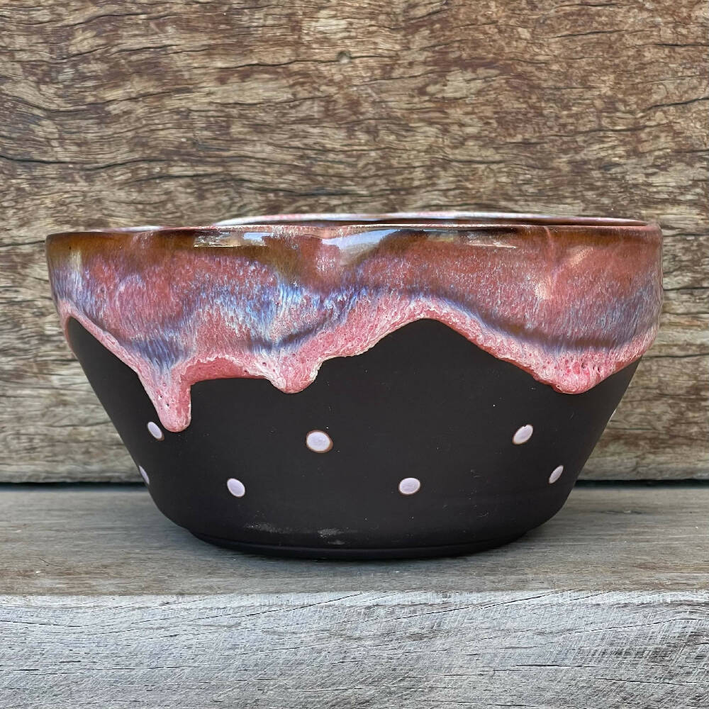 Australian Ceramic Artist Ana Ceramic Home Decor Kitchen and Dining Servingware Petal Bowl  Wheel Thrown Ceramic Pottery