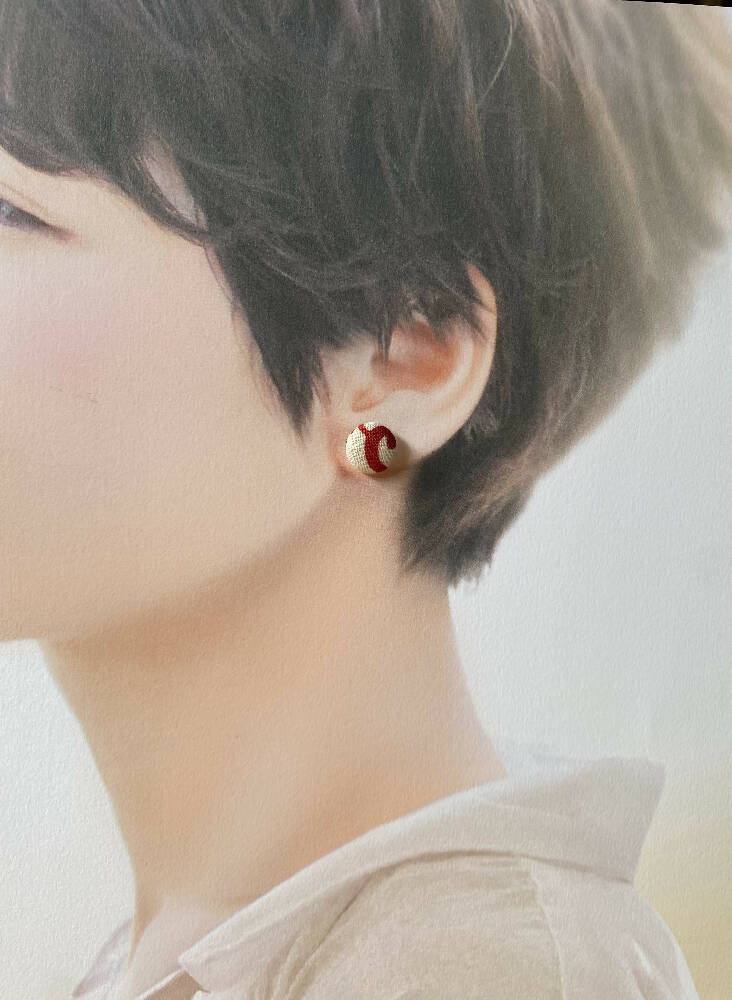 Japanese fabric earrings