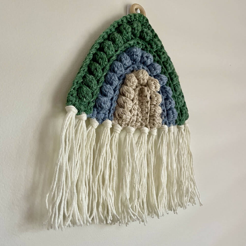 Rainbow-wall-hanging_Blues & GreensIMG_9673 Large