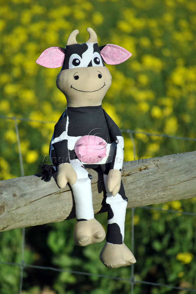 Cow Pattern HARD COPY Paper Sewing Pattern Cleo the Cow