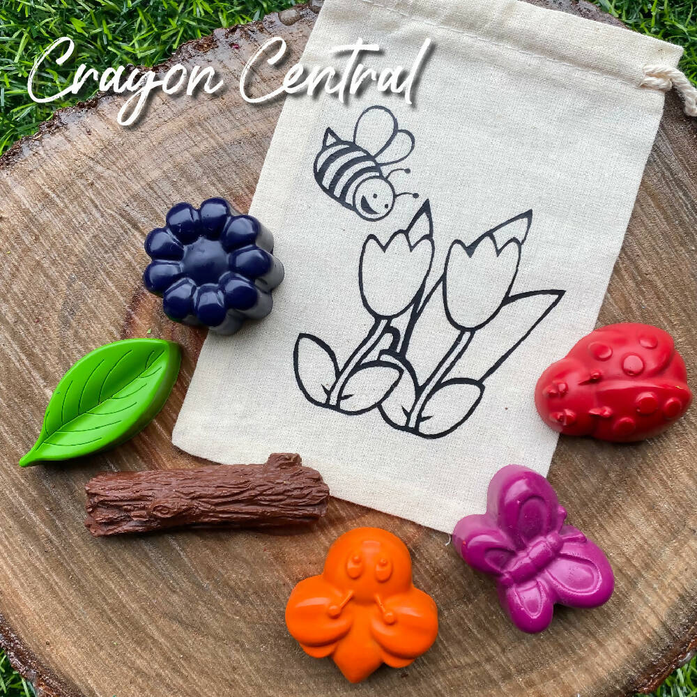 Garden Critter Themed Crayon Set