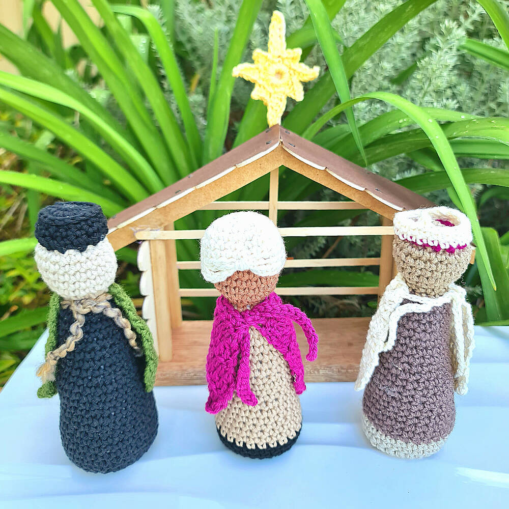 Heirloom Crocheted Nativity Sets Christmas Set
