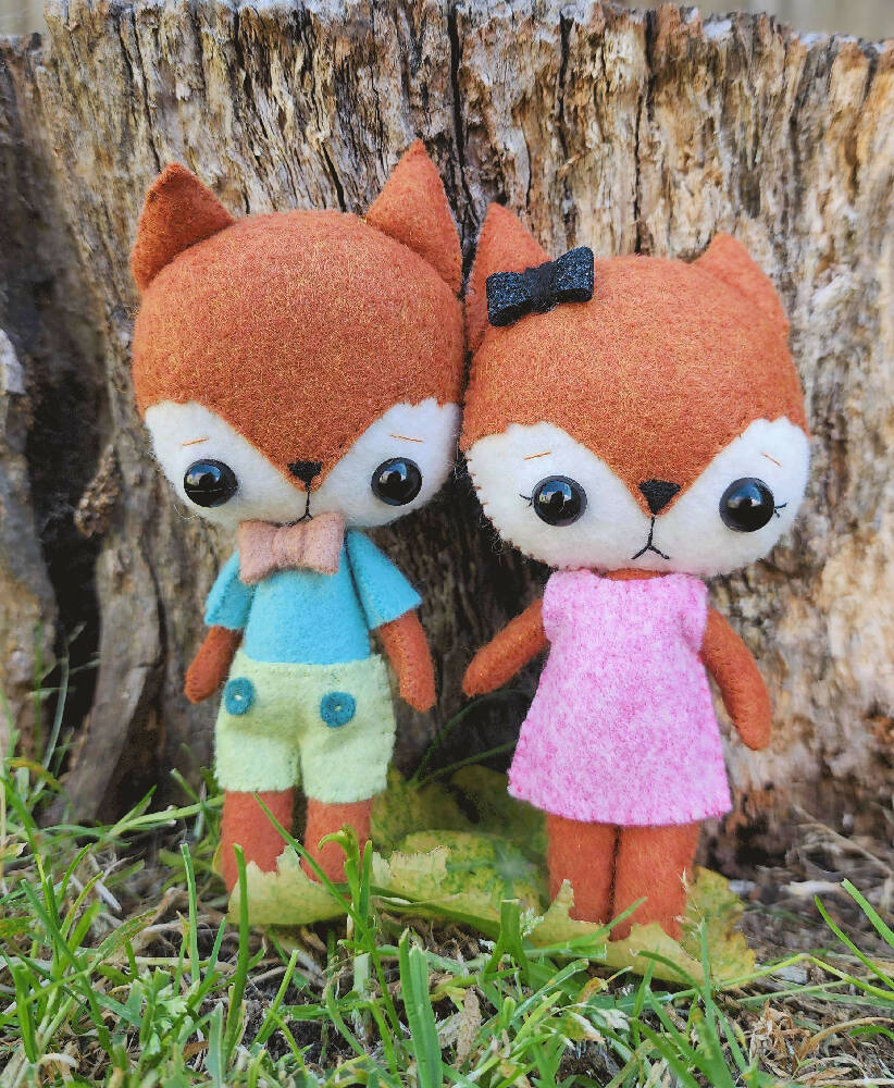 FELT PLUSHIE - Woodland Fox - Pocket Toy