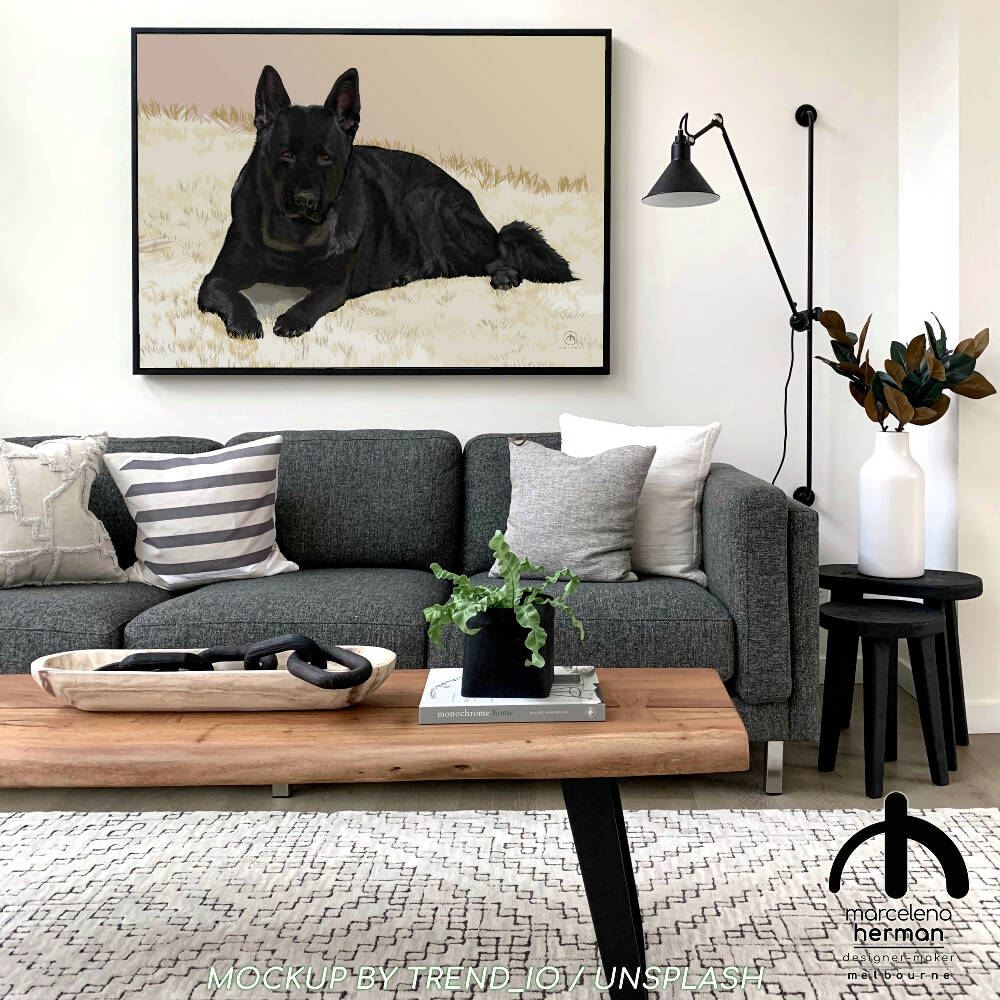 Custom Portrait | REALISTIC STYLE| Pet Portrait | Full-body | Vector Illustrations