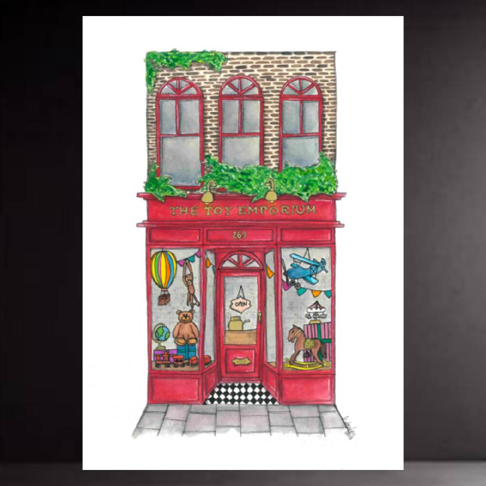 art print - the storefront series - the toy emporium
