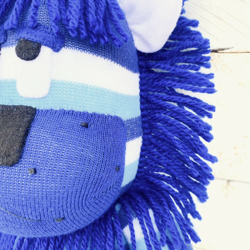 Lennox the Sock Lion - MADE TO ORDER soft toy