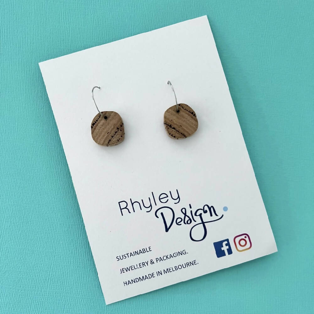 Stylish & Sustainable Wooden Earrings