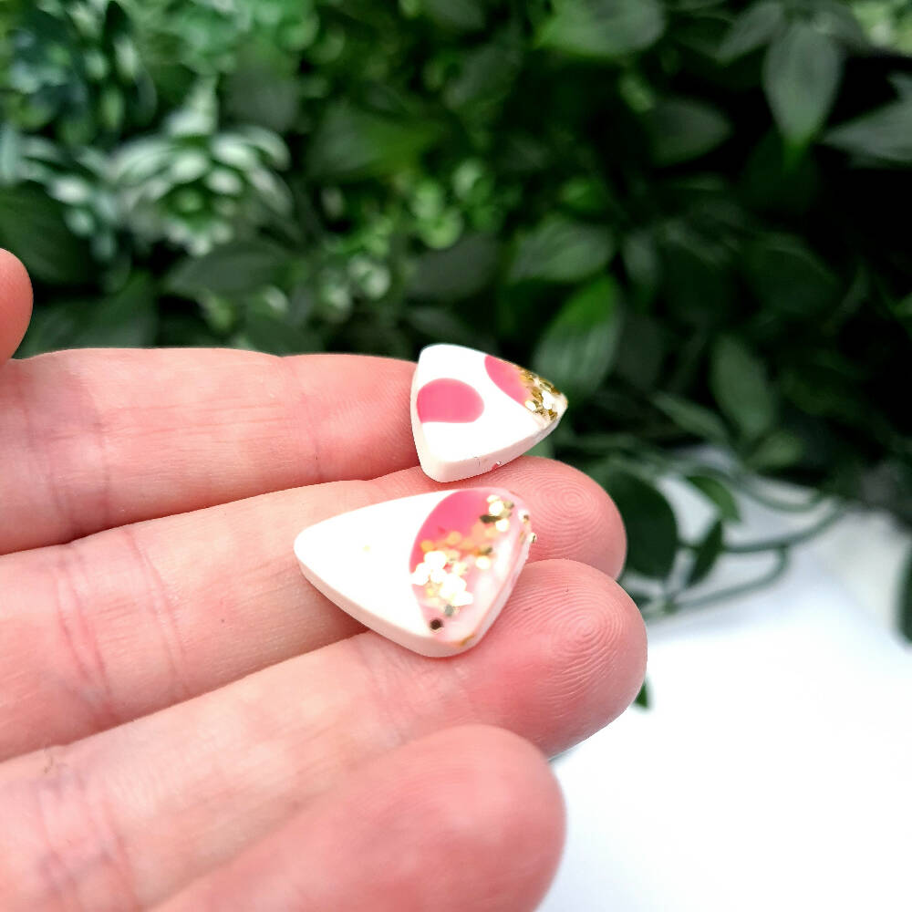 stud Earrings Marshmello Tilly Triangle (3)