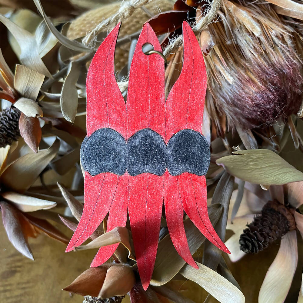 Australiana_Christmas_Decoration_Sturt_Desert_Pea_2