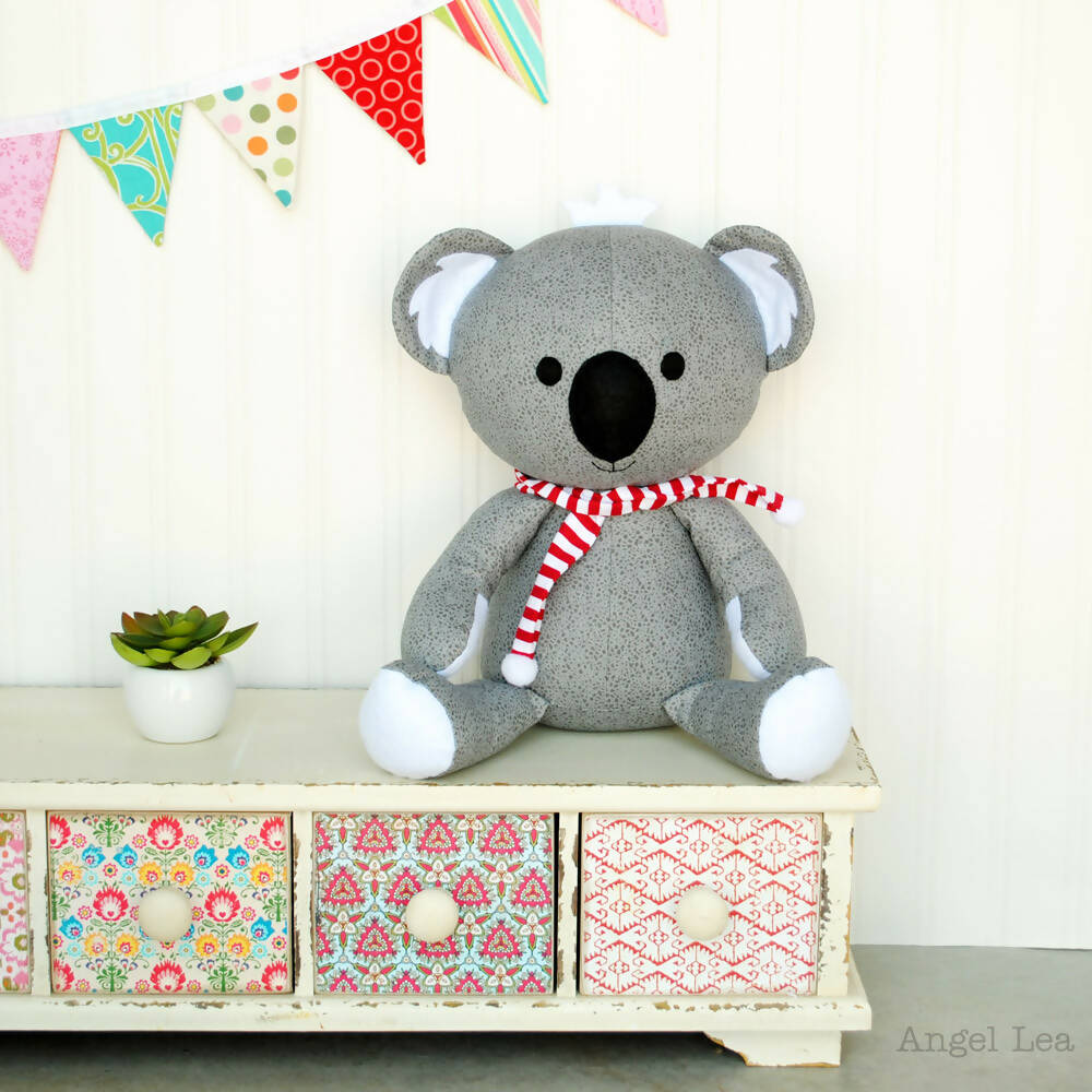 Koala Softie Pattern HARD COPY Paper Sewing Pattern Stuffed Animal