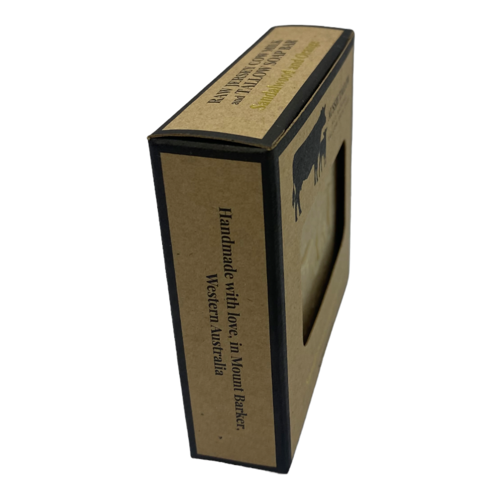 RAW MILK + TALLOW Soap Bar, Raw Cow Milk, Grass Fed Tallow, Old Fashioned