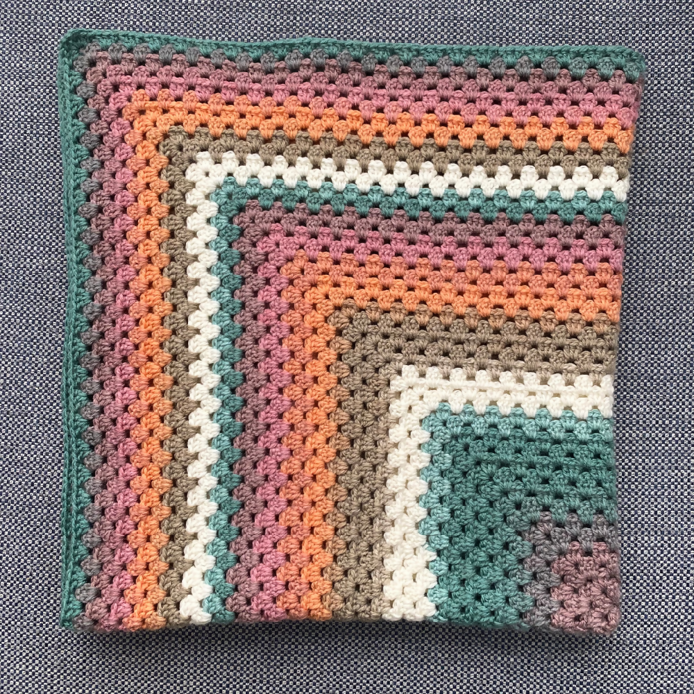Autumn Baby Blanket | Hand Crocheted Pram Blanket
