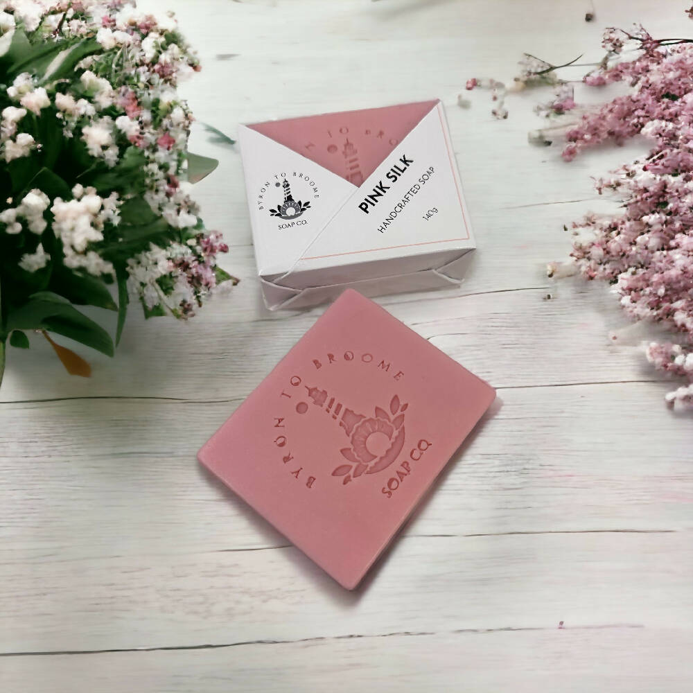Pink Silk Bastille Handcrafted Soap