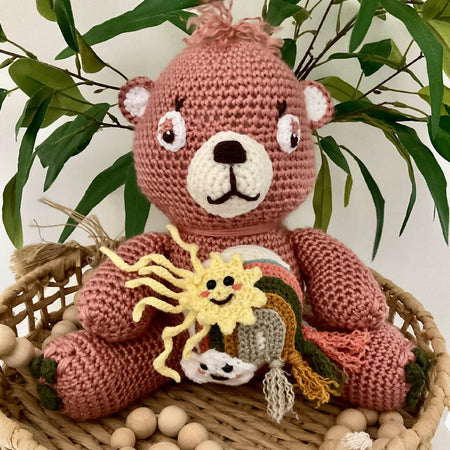 Handmade Crotchet Teddy Bear
