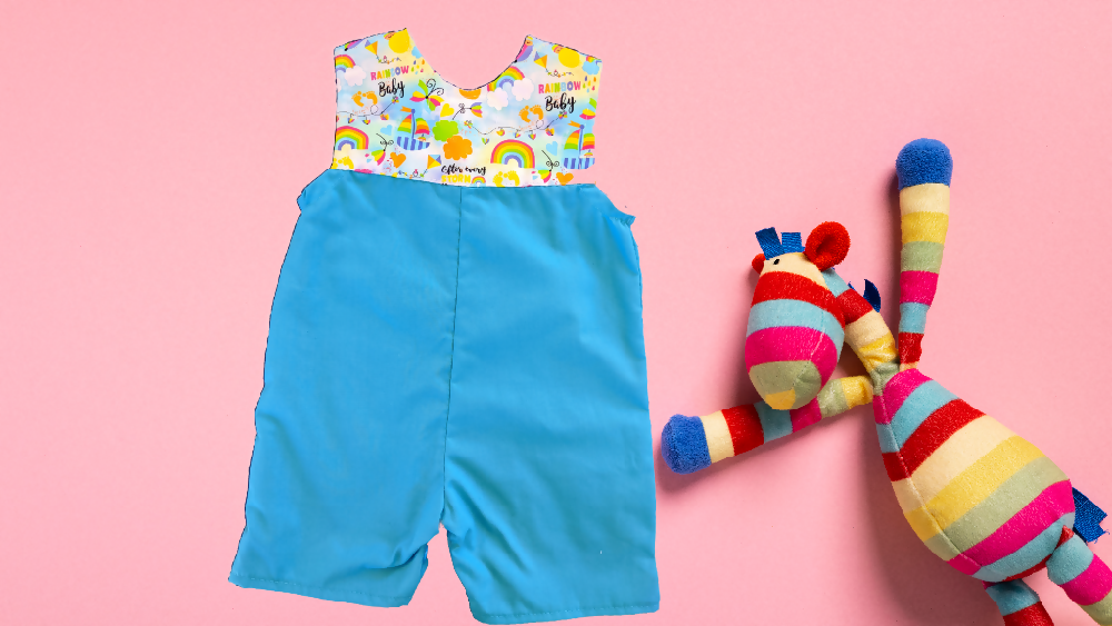 Rainbow Baby Short Overalls Sizes 000, 00