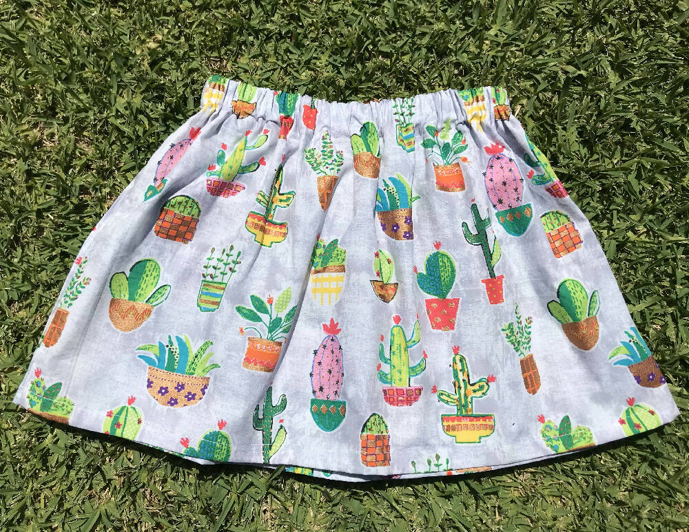 Girls Cactus Skirt - Size 7