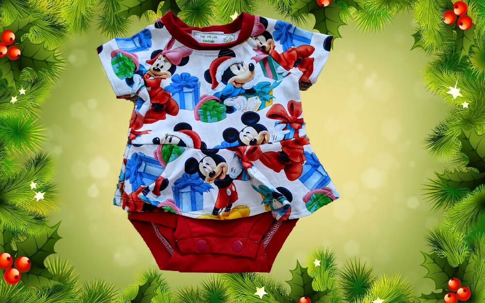 Christmas, Baby Girls Peplum, Disney, 0000, 000, 0, 1