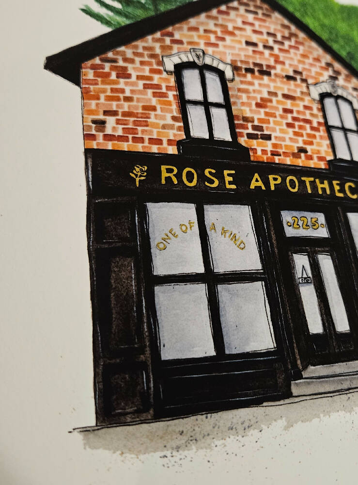 art print - the screen series - rose apothecary