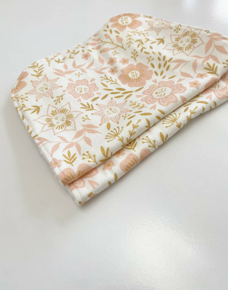 Summer floral bib