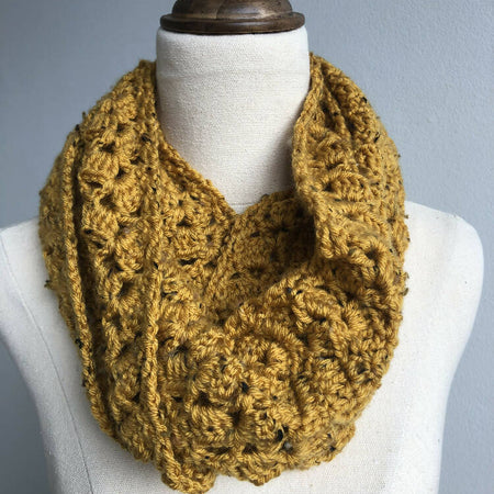 Rustic Lace Infinity Scarf