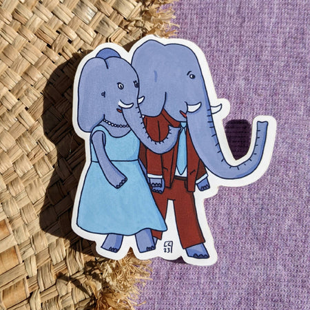 Fancy Elephants - Sticker