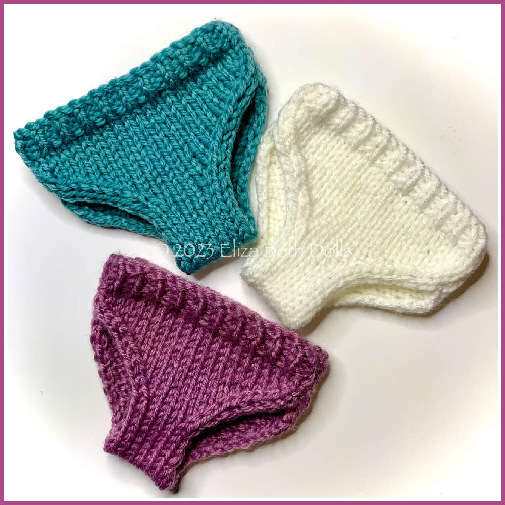Underpants Knickers for 32cm doll, PDF digital pattern, Beginner friendly