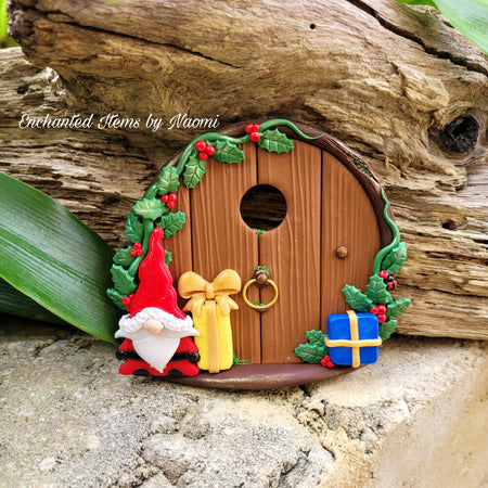 Santa Gnome Christmas Door