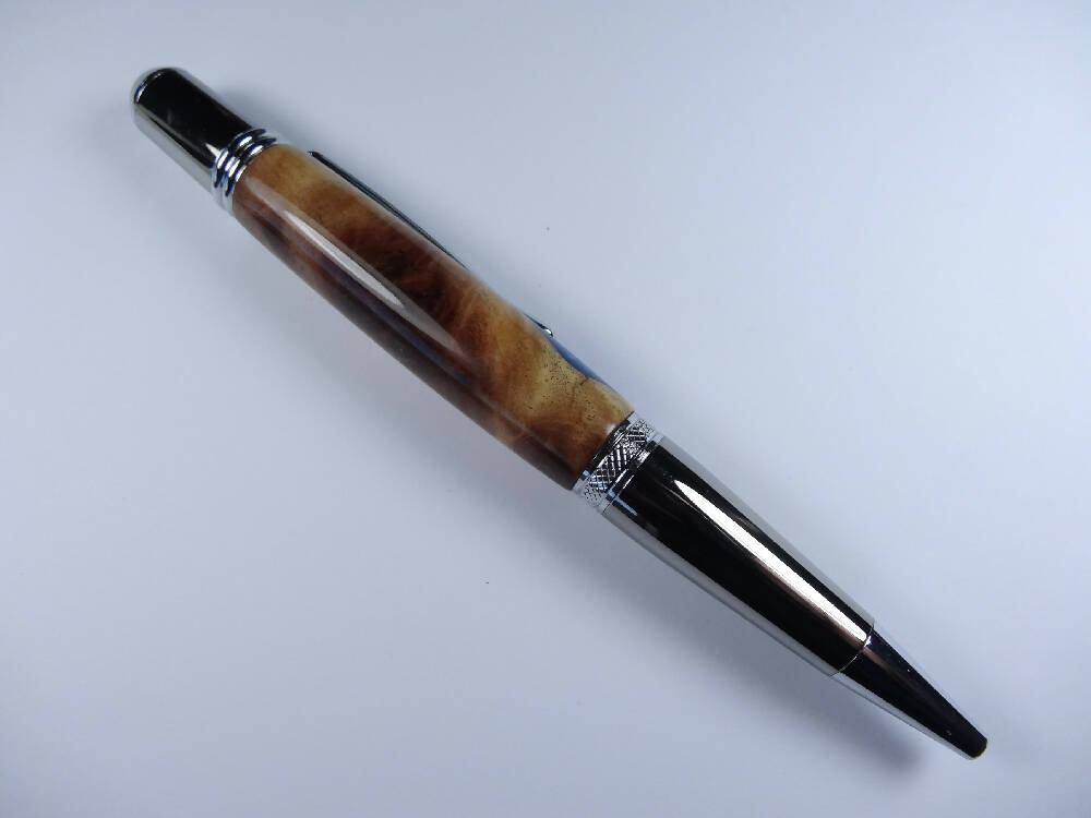 Wood-Resin Sky Blue Serria pen
