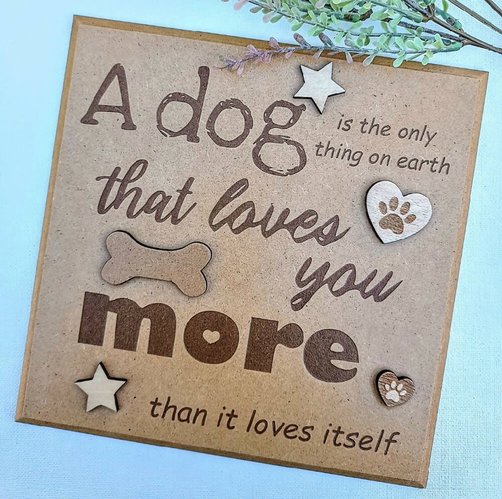 Assorted Dog/Pet Plaques - Laser Crafted