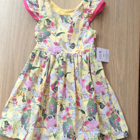 Girls Open Back Summer Dress