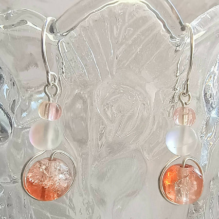 Dangle Earrings with Sterling Silver Ear Wires