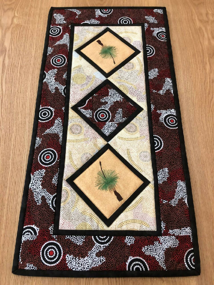 handmade Australian native quilted - GRASS TREE