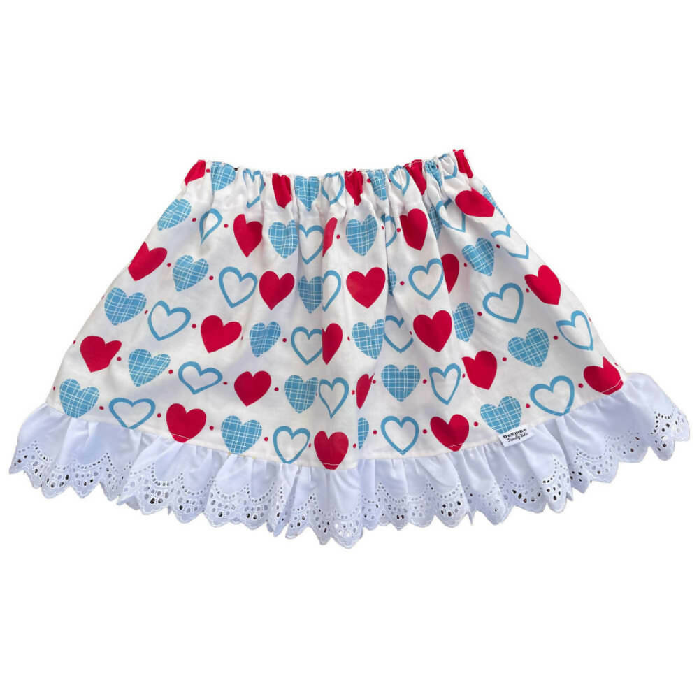 Girls Heart Long Sleeve Top & Skirt Outfit | Size 1