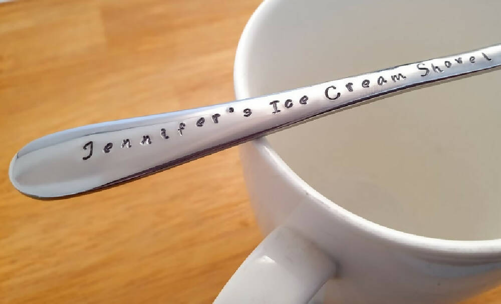 Custom Ice Cream Spoon, Fathers Day,