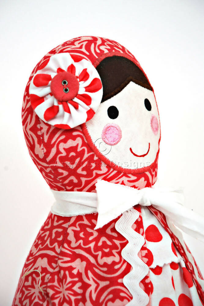 Babushka Doll Pattern HARD COPY Paper Sewing Pattern