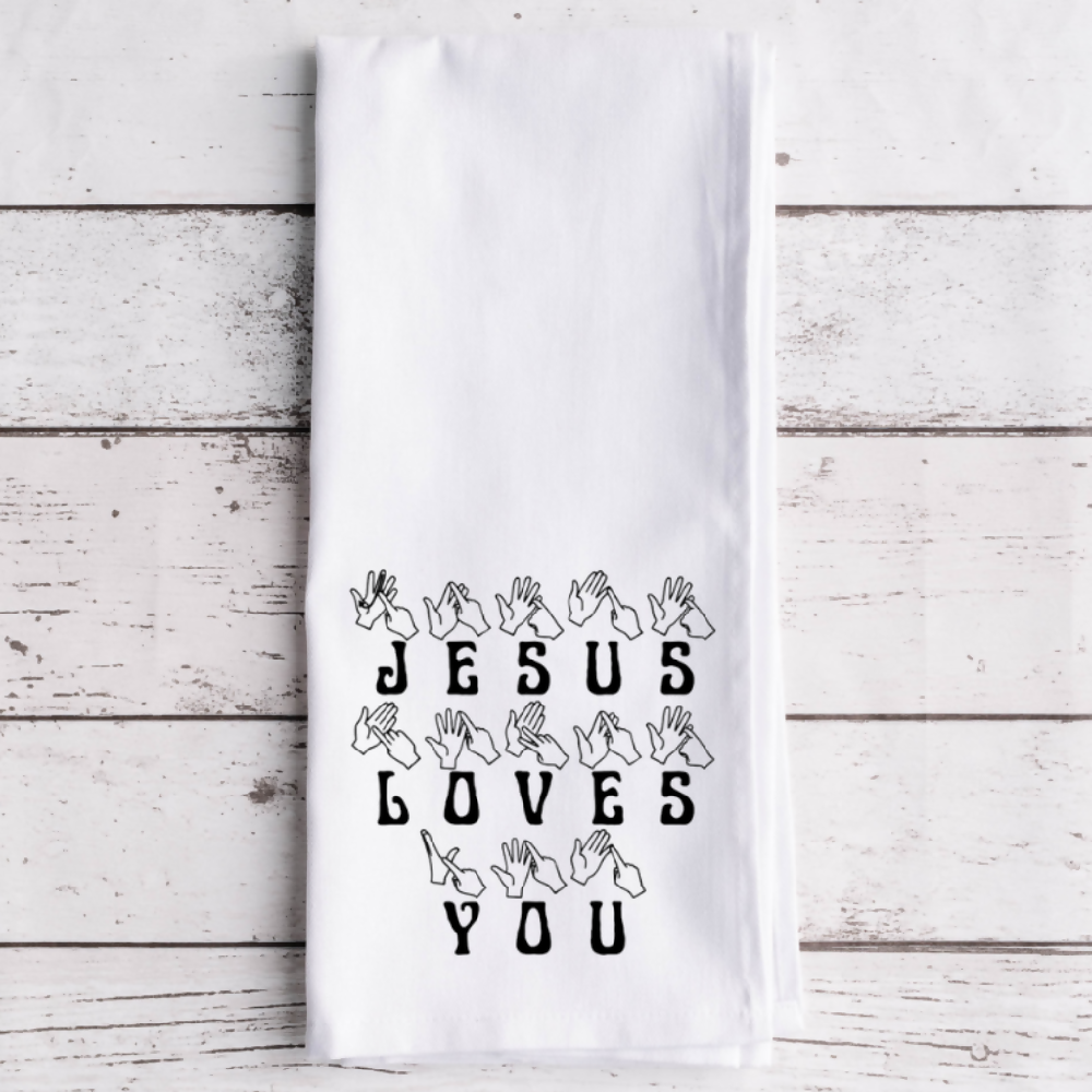 Tea Towel Christian AUSLAN Kitchen Linen