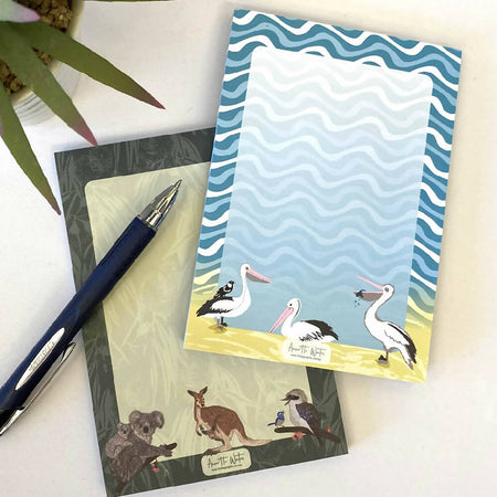 Notepads -Set of 2 Australian Souvenir Native Animals Prints