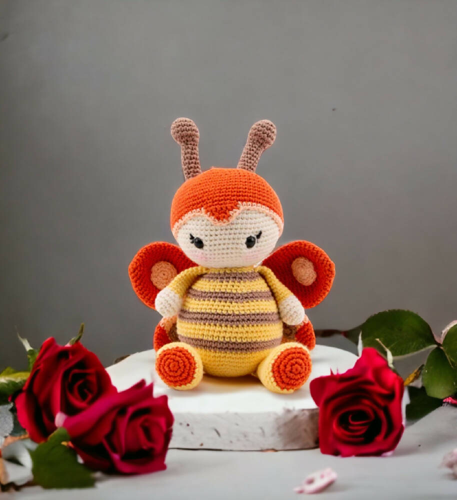 Crochet Winged Insect — Whimsical Woodland Friend 🐝✨