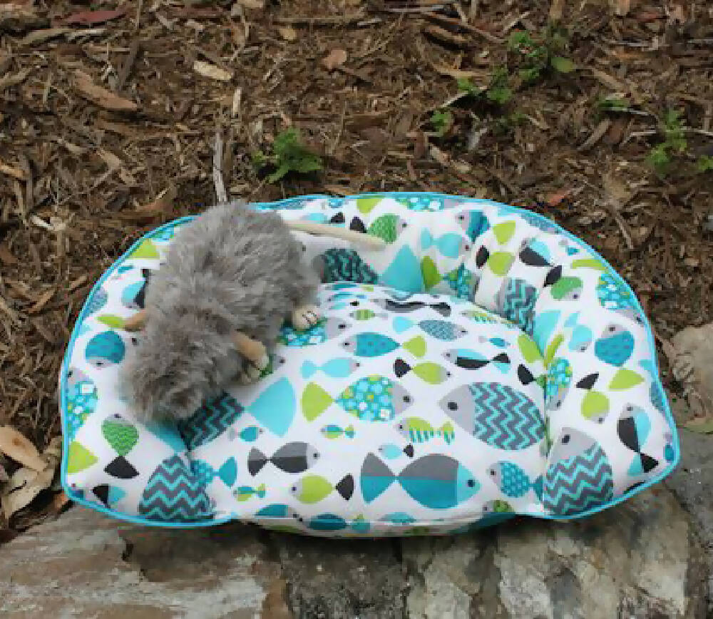 Pet bed for small pets ,Guinea pig bed , kitten bed, fish design